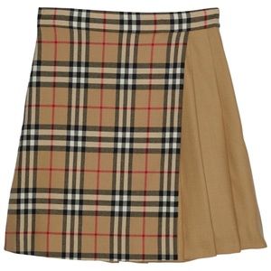 Brand new burberry kids Lana check skirt